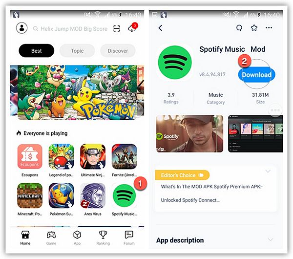Spotify Music Apk Android
